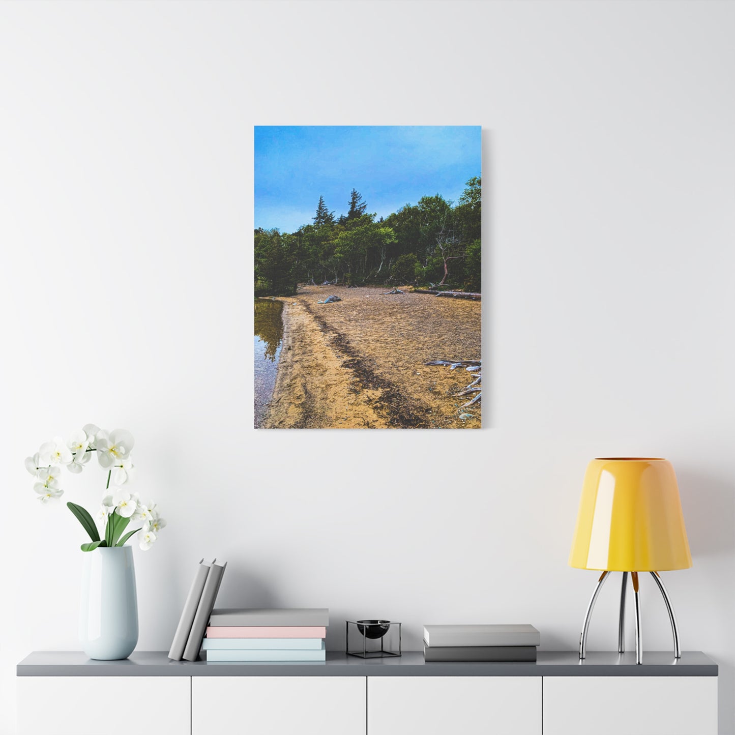 Muckross Lake Beach Matte Canvas, Stretched, 1.25"