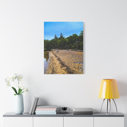 Muckross Lake Beach Matte Canvas, Stretched, 1.25"