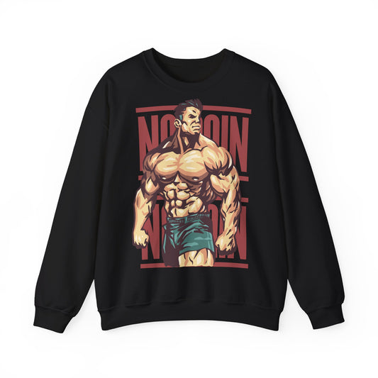 Muscle Power Unisex Heavy Blend™ Crewneck Sweatshirt - Bold Graphic Design