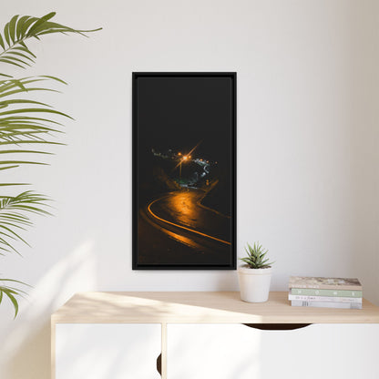 Ballybunion at Night Matte Canvas, Framed (Multi-color)