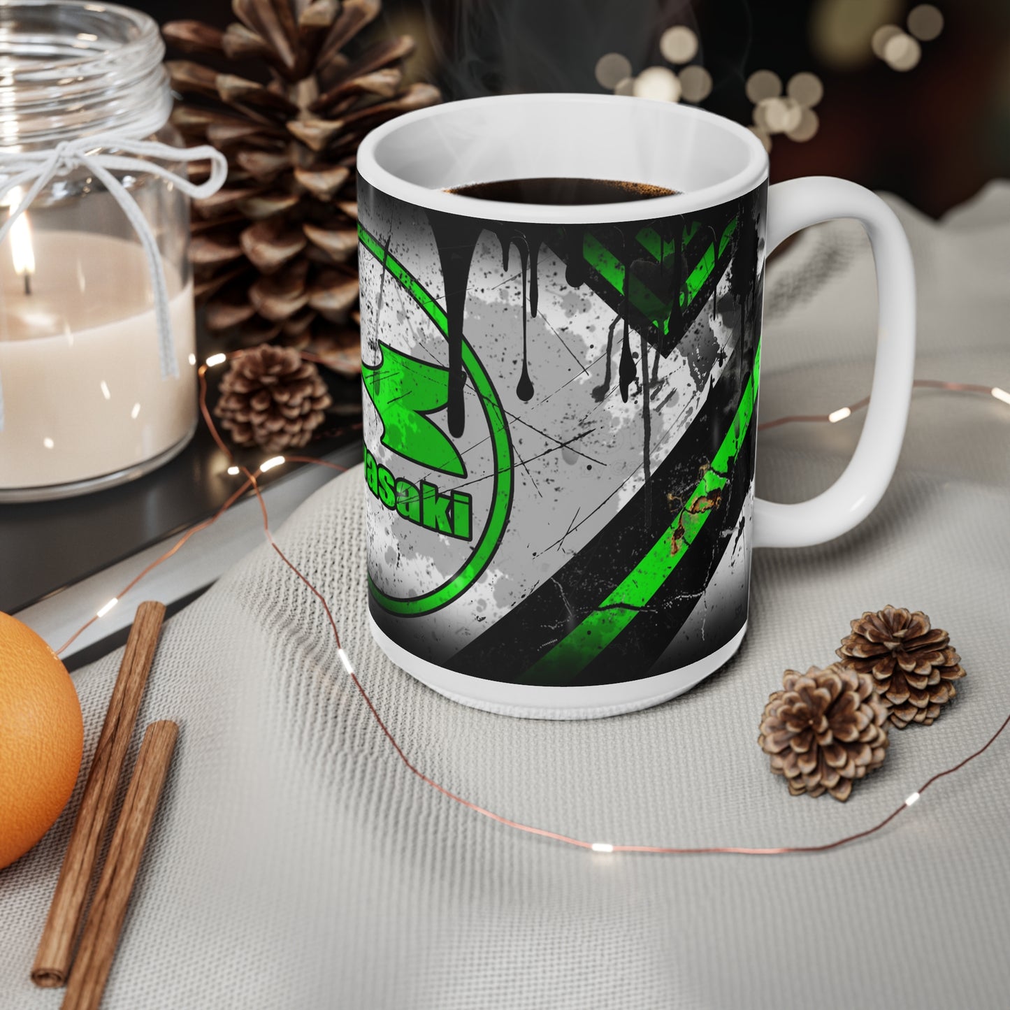 Kawasaki Graffiti Ceramic Coffee Cup - 11oz & 15oz