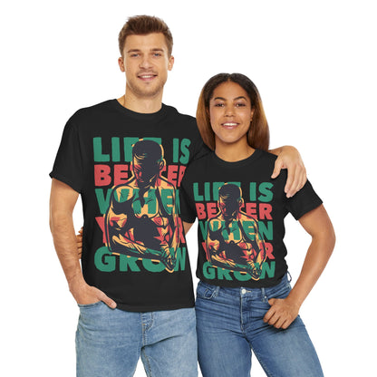 Life Is Unisex Heavy Cotton Tee