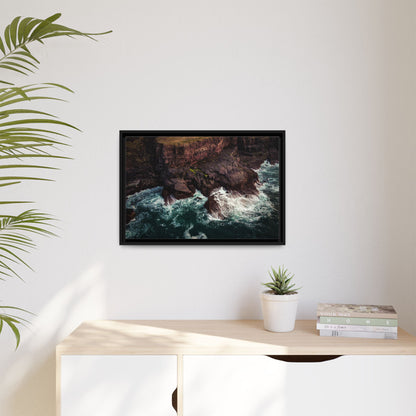 Kerry Head Matte Canvas, Framed (Multi-color)