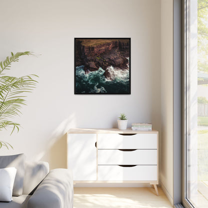 Kerry Head Matte Canvas, Framed (Multi-color)
