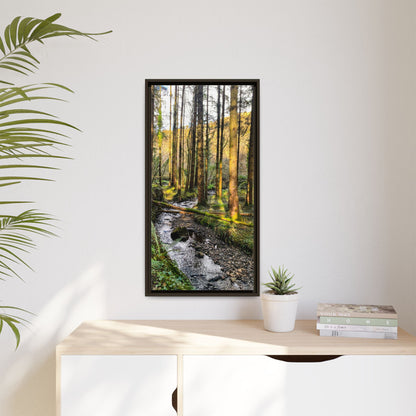 Glanageenty Forest Trail 2 Matte Canvas, Framed (Multi-color)