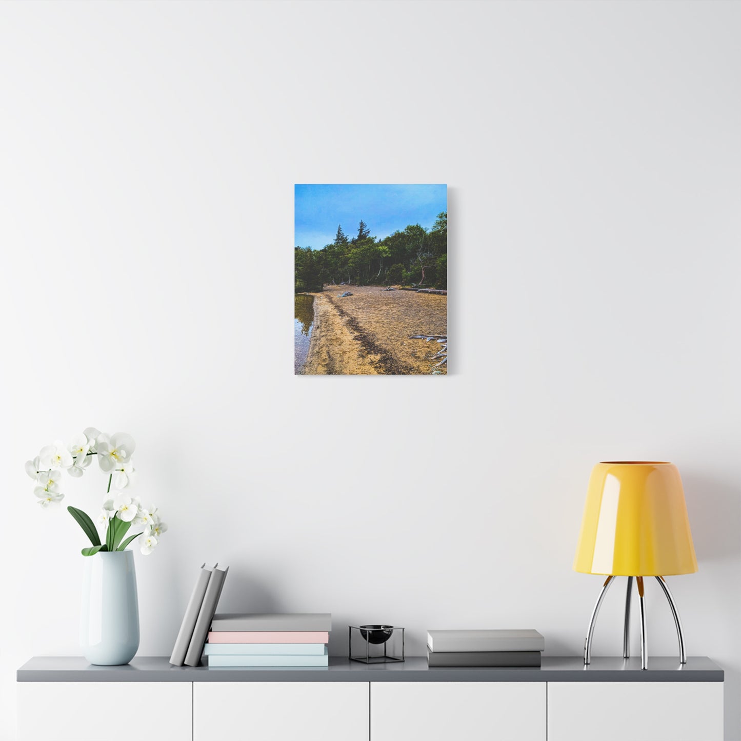 Muckross Lake Beach Matte Canvas, Stretched, 1.25"