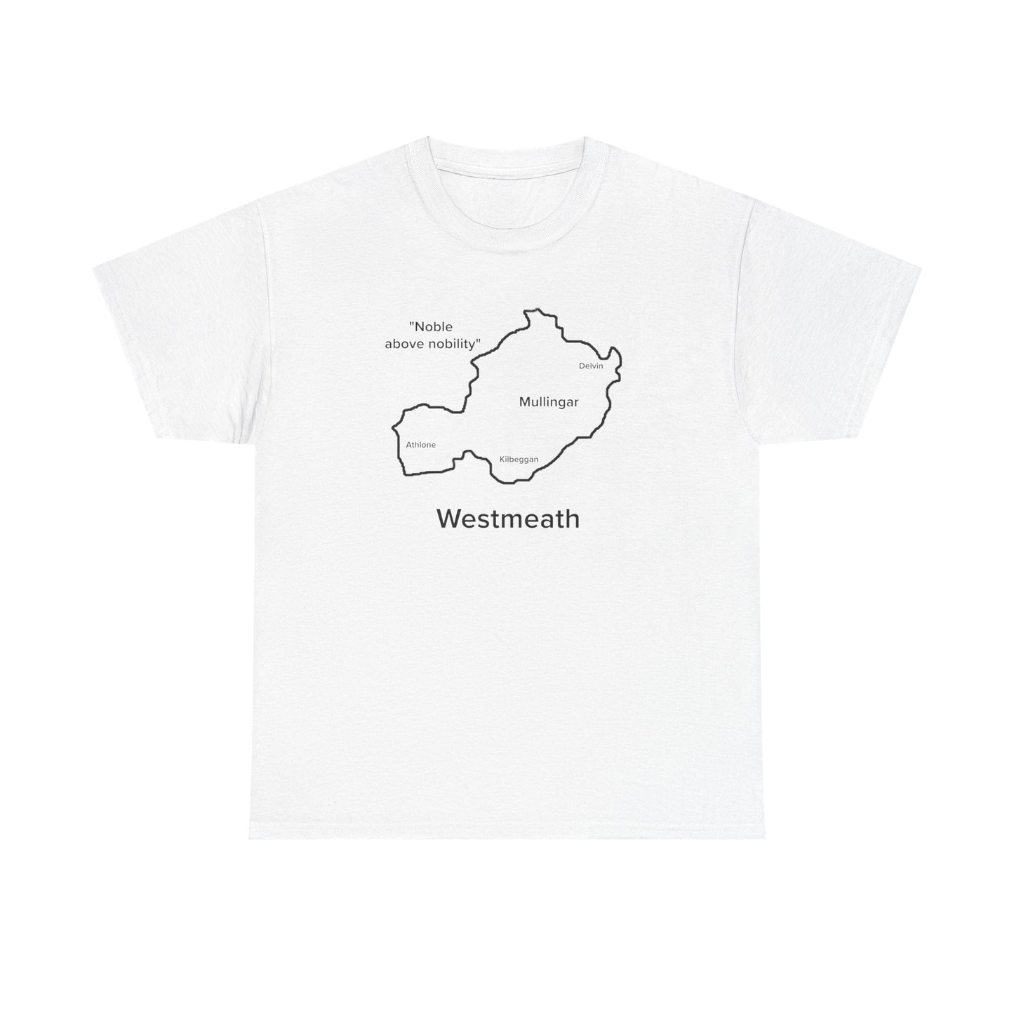 Westmeath Unisex Heavy Cotton Tee White Edition