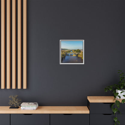 Listowel Bridge Matte Canvas, Framed (Multi-color)