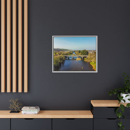 Listowel Bridge Matte Canvas, Framed (Multi-color)