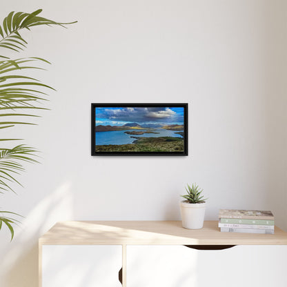 Unknown Mountain Matte Canvas, Framed (Multi-color)