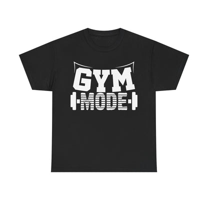 Gym Mode Unisex Heavy Cotton Tee - Perfect for Fitness Enthusiasts