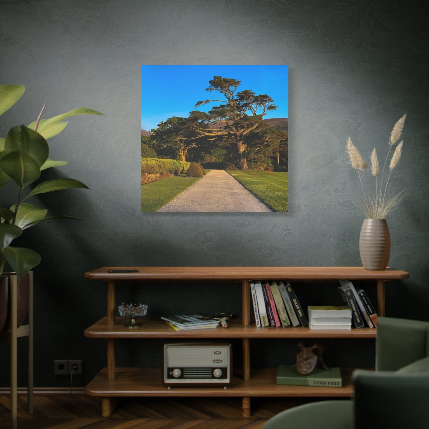 Muckross House Garden Matte Canvas, Stretched, 1.25"