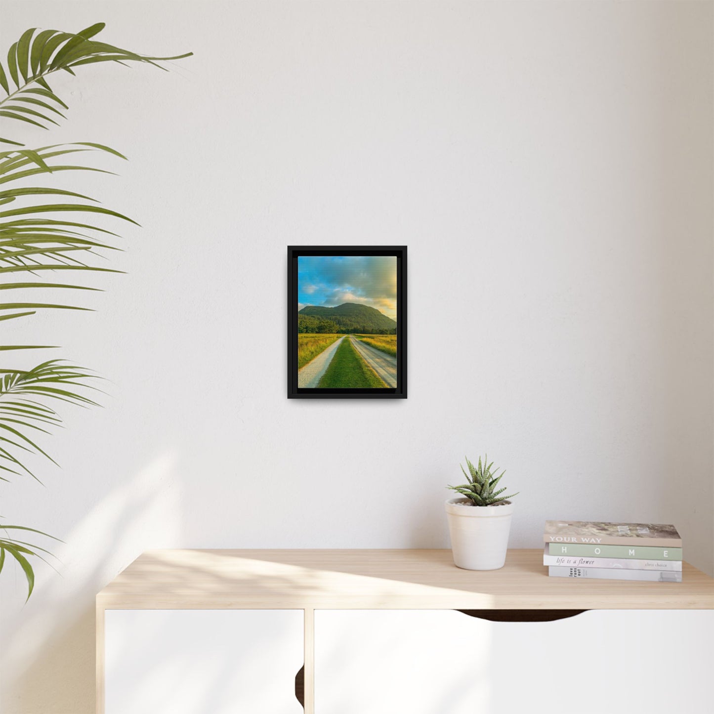 Mountain Torc Matte Canvas, Framed (Multi-color)