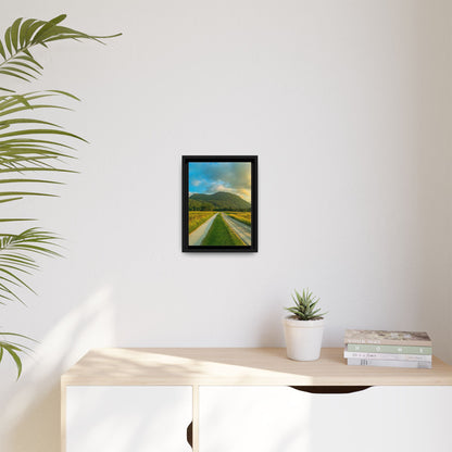 Mountain Torc Matte Canvas, Framed (Multi-color)
