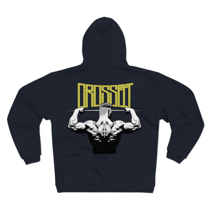 CrossFit Unisex Hooded Zip Sweatshirt - Perfect for Fitness Enthusiasts