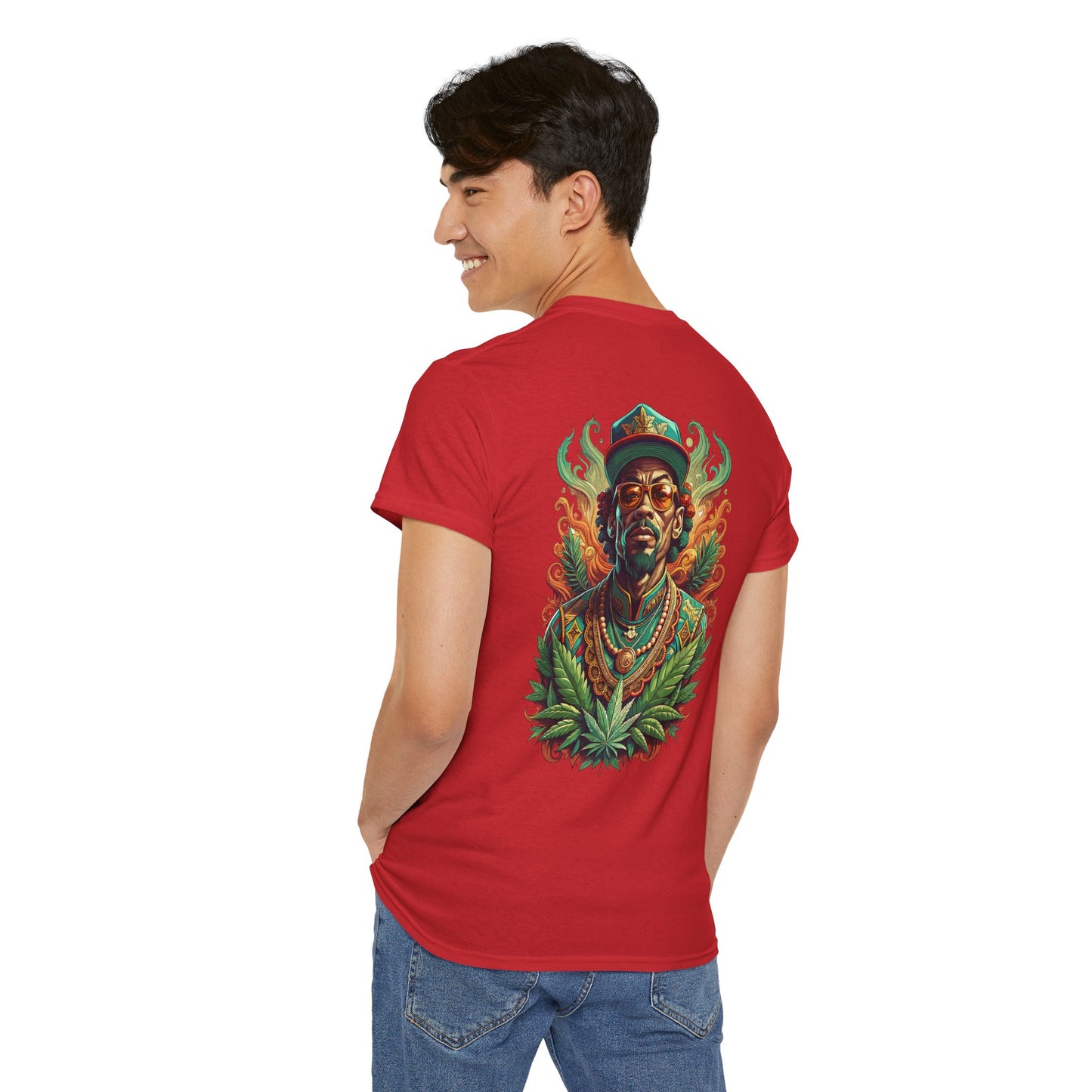 Reggae Lion Tee — Rasta Portrait Graphic T-Shirt