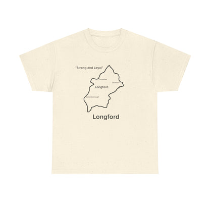 Longford Unisex Heavy Cotton Tee White Edition