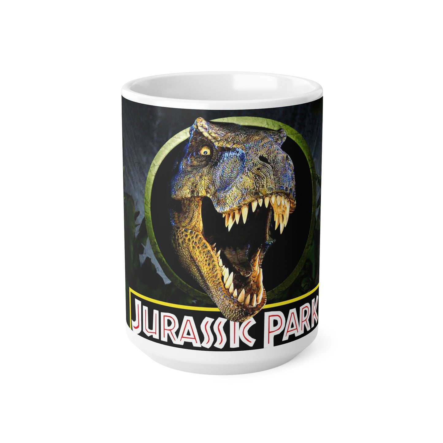 Jurassic Park Ceramic Coffee Mug - 11oz & 15oz - Perfect for Dinosaur Lovers