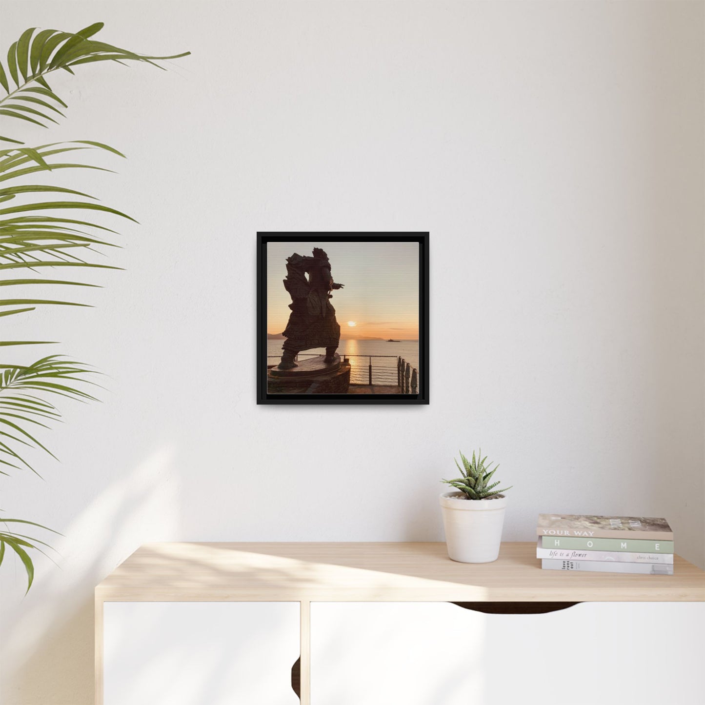 Fenit Matte Canvas, Framed (Multi-color)