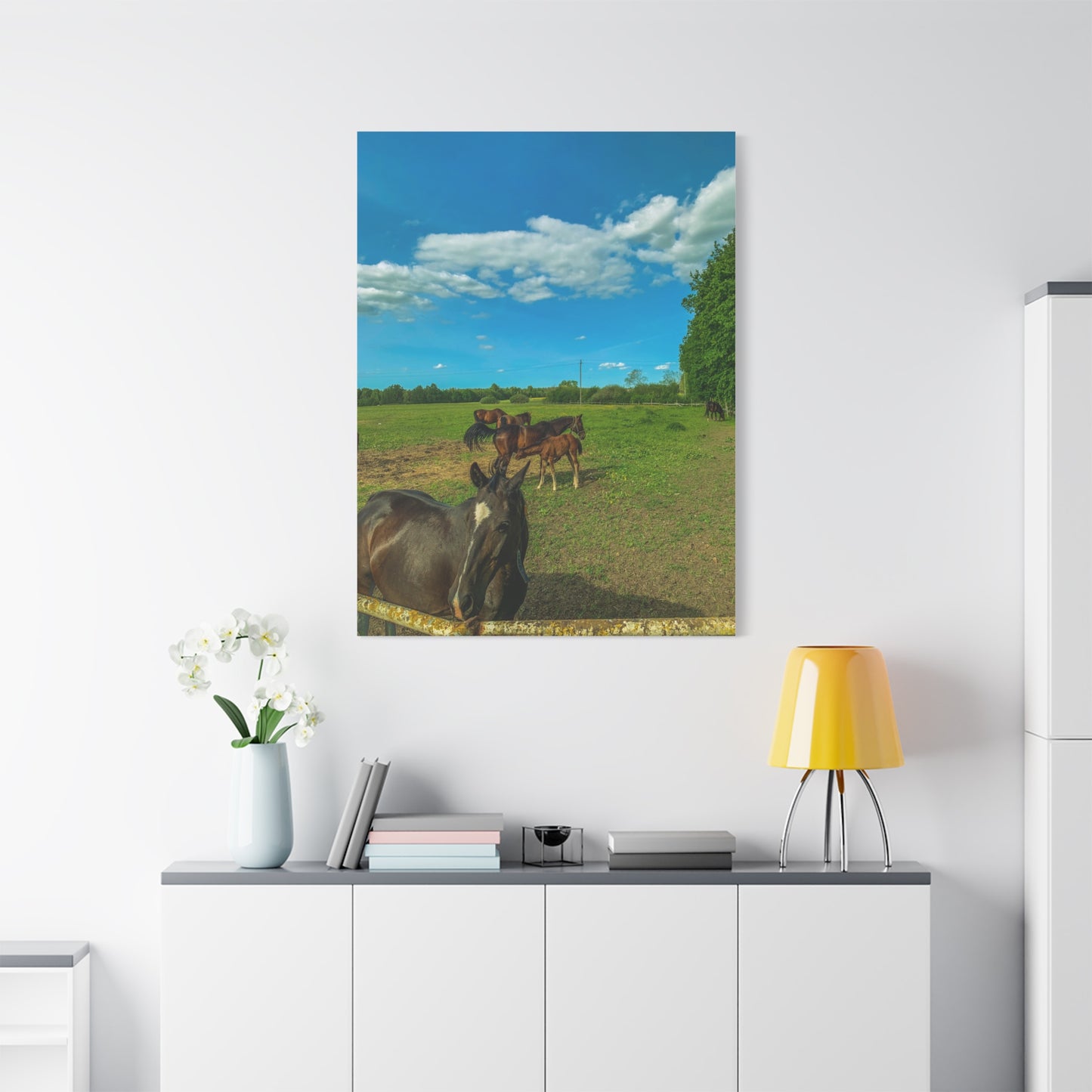 Horse Matte Canvas, Stretched, 1.25"