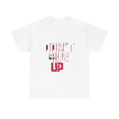 Motivational Unisex Heavy Cotton Tee - 'Don't Give Up' Inspirational Shirt