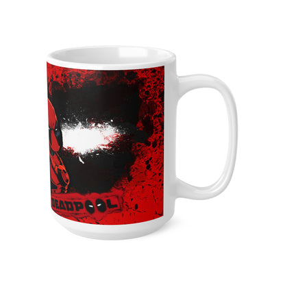 Deadpool-Inspired Ceramic Coffee Mug - 11oz & 15oz | Perfect for Comic Fans & Superhero Lovers