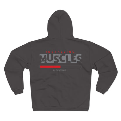 Muscle Loading Unisex Hooded Zip Sweatshirt
