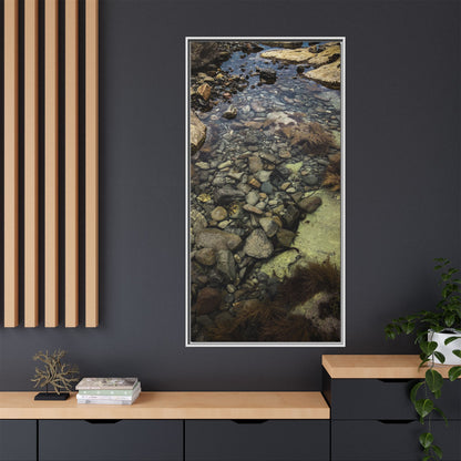 Rocks Matte Canvas, Framed (Multi-color)