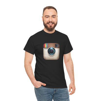Old instagram Logo Unisex Heavy Cotton Tee