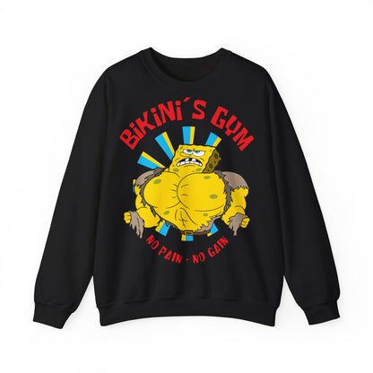 Bikini's Gum No Pain No Gain  Unisex Heavy Blend™ Crewneck Sweatshirt