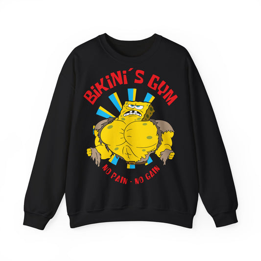 Bikini's Gum No Pain No Gain  Unisex Heavy Blend™ Crewneck Sweatshirt