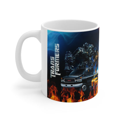 Transformers Ceramic Coffee Cup - 11oz & 15oz | Perfect Gift for Fans!