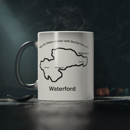 Waterford Magic Mug: Color - Changing Coffee Cup with Artistic Map Design