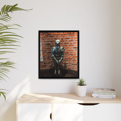 Steel Armour Medieval Age Lithuania Matte Canvas, Framed (Multi-color)
