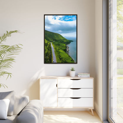Ring of Kerry Drive Matte Canvas, Framed (Multi-color)