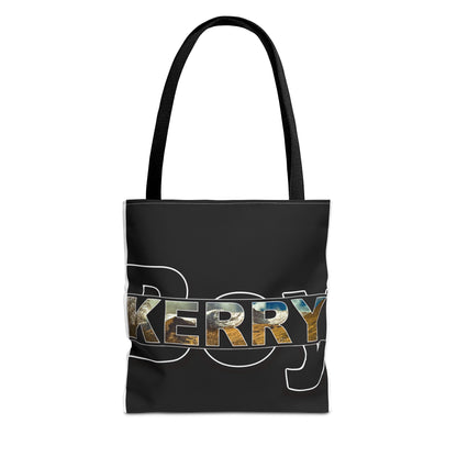 Kerry Boy Black - Black Tote Bag (AOP)