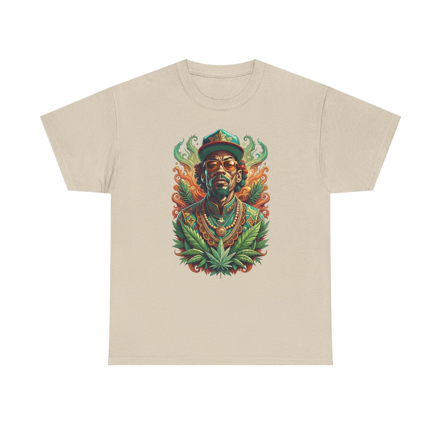 Reggae Lion Tee — Rasta Portrait Graphic T-Shirt