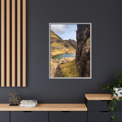 Mount Brandon Valley Matte Canvas, Framed (Multi-color)