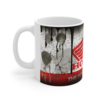 Honda-Inspired Ceramic Coffee Cups - 11oz & 15oz - Perfect Gift for Motorcycle Enthusiasts