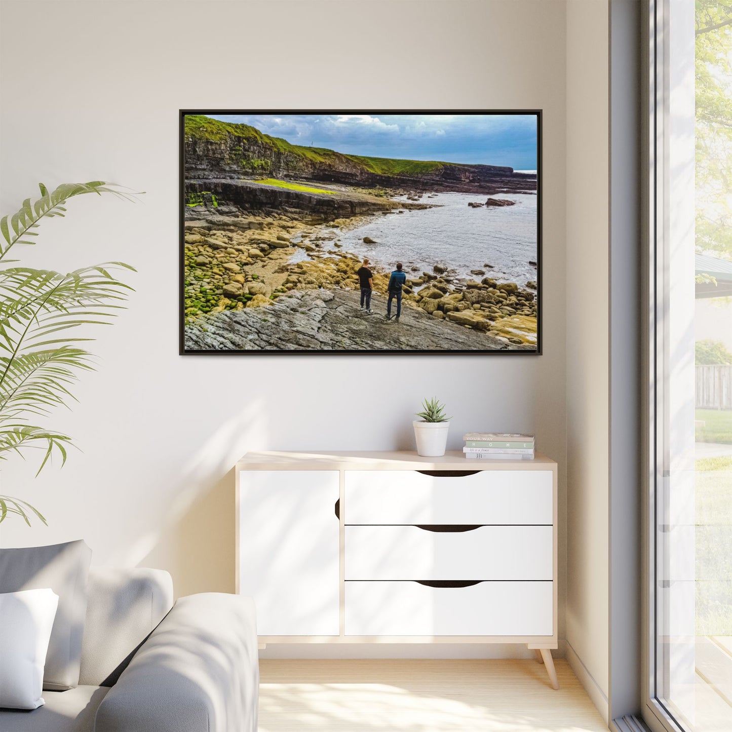 Sligo County Matte Canvas, Framed (Multi-color)