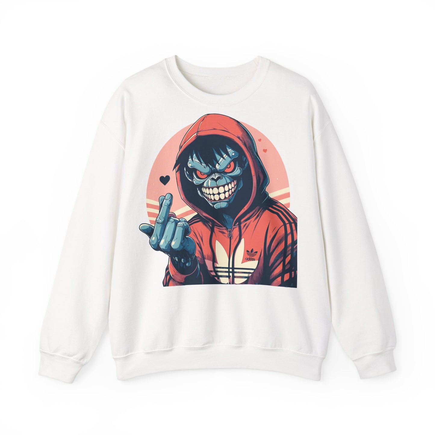 Edgy Graphic for Casual Wear - Unisex Heavy Blend™ Crewneck Sweatshirt