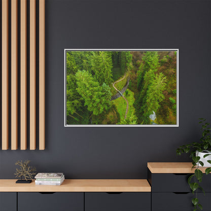 Glanageenty Forest Matte Canvas, Framed (Multi-color)
