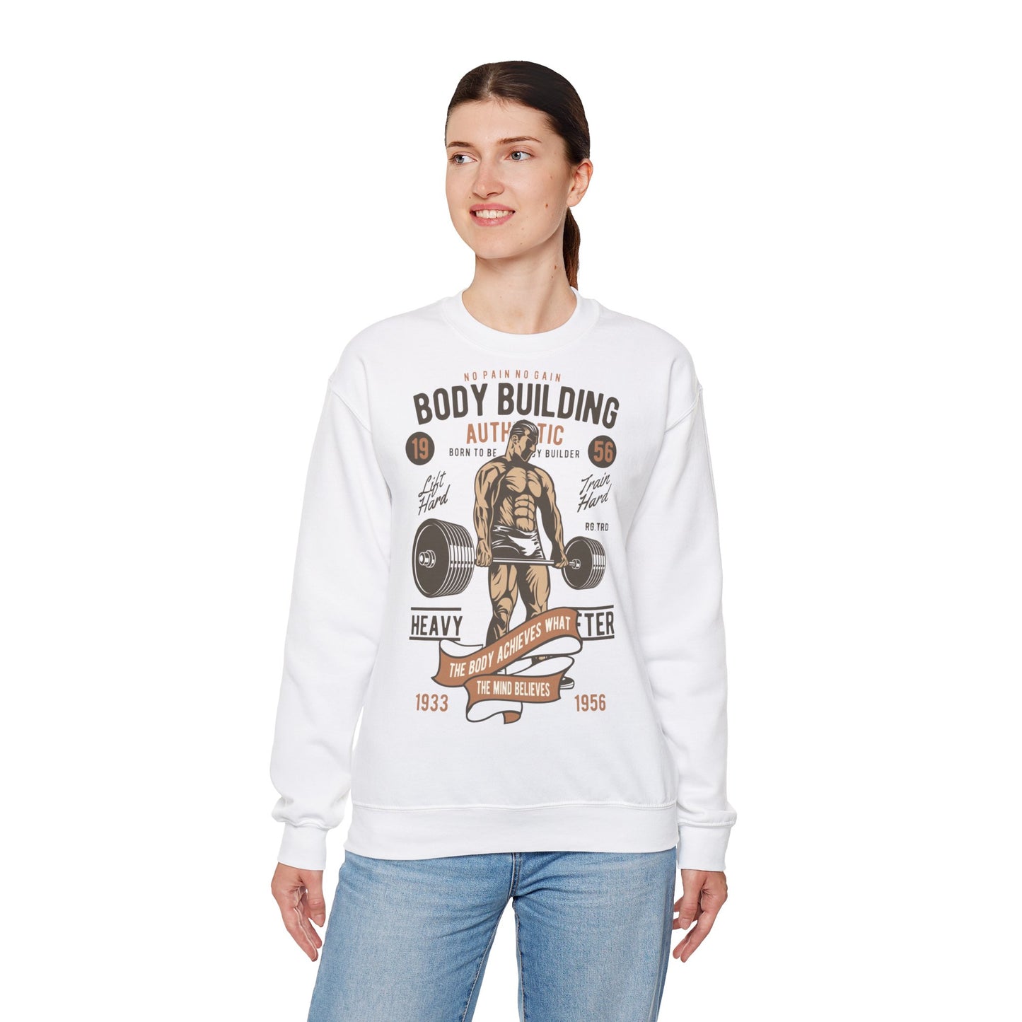 Vintage Bodybuilding Unisex Heavy Blend™ Crewneck Sweatshirt