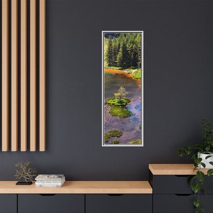 Gleanteenassig Forest Matte Canvas, Framed (Multi-color)