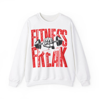 Fitness Freak Unisex Heavy Blend™ Crewneck Sweatshirt - Bold Gym Style for Fitness Enthusiasts