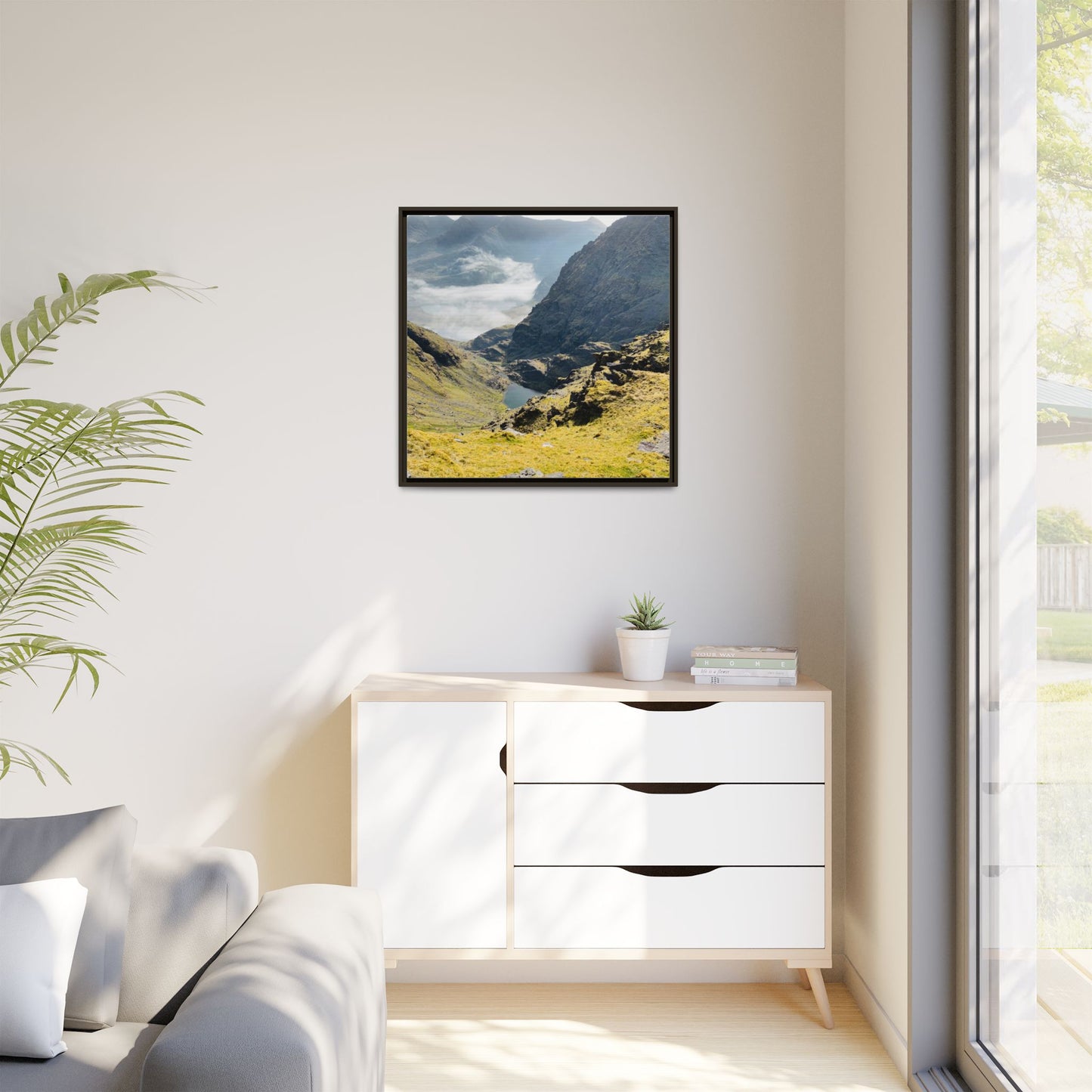 Kerry Mount Matte Canvas, Framed (Multi-color)