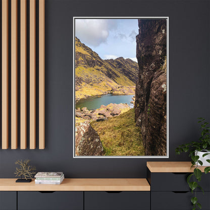 Mount Brandon Valley Matte Canvas, Framed (Multi-color)