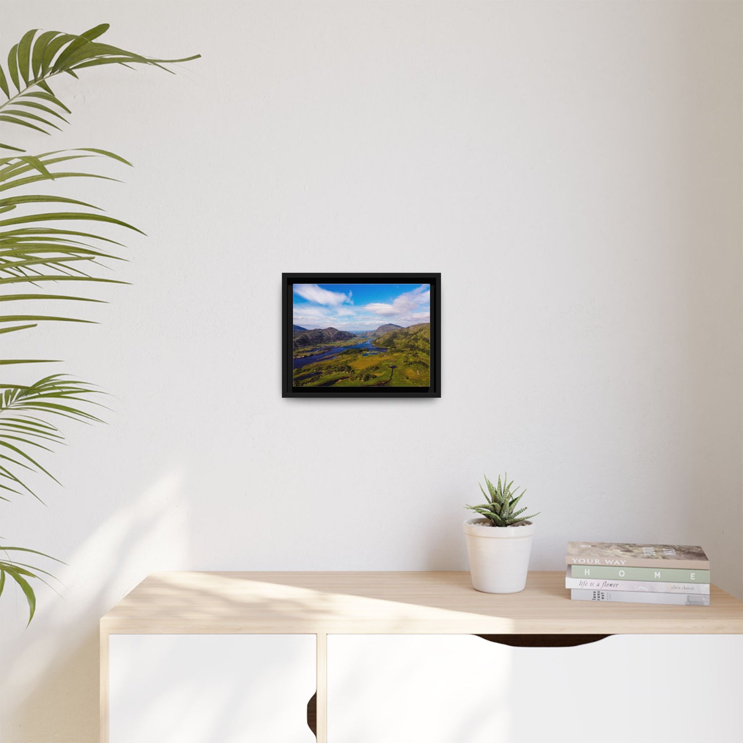 Ladies View Killarney Matte Canvas, Framed (Multi-color)