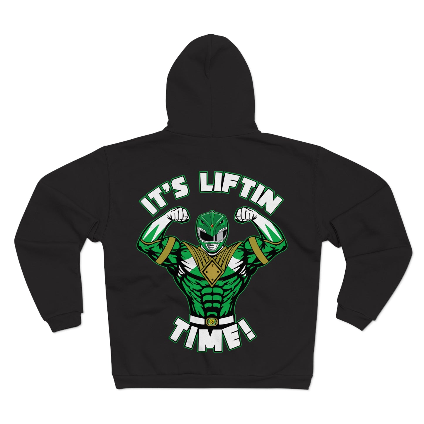 It's Liftin' Time Unisex Hooded Zip Sweatshirt- Fun Gym Hoodie for Fitness Enthusiasts