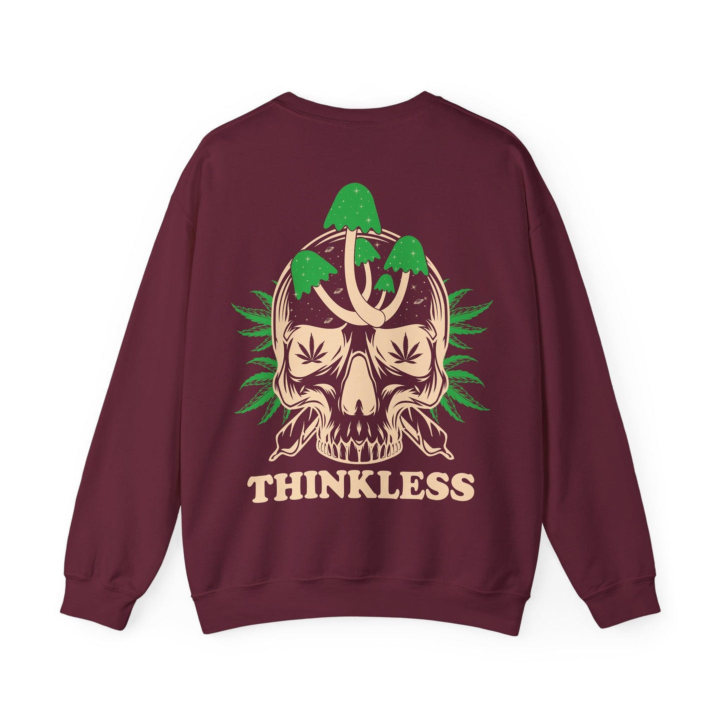 Mushroom Skull 'THINKLESS' Sweatshirt